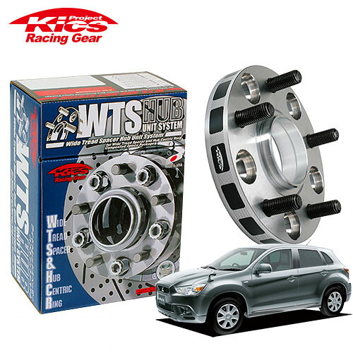 協永産業 Kics ワイドトレッドスペーサー W.T.S.ハブユニットシステム RVR (97年11月～) N28WG N61W 他 ネジM12 x P1.5 5穴 PCD114.3 ハブ径67Φ 厚み20mm