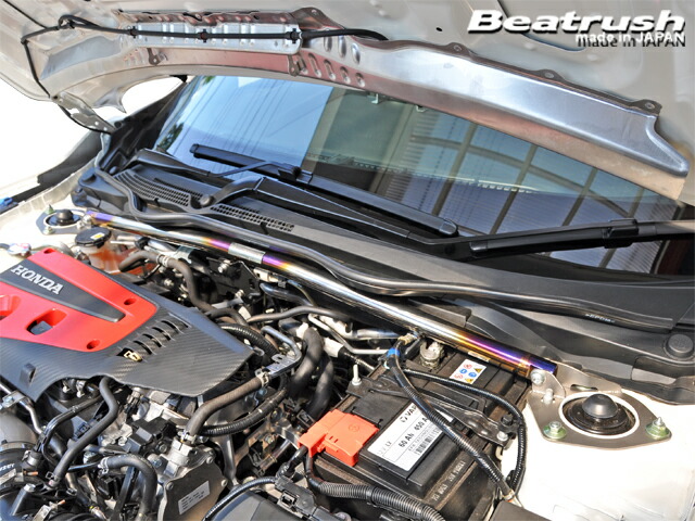 LAILE レイル フロント・ストラットタワーバー 《チタン》 シビック タイプR FK8 H29.9～