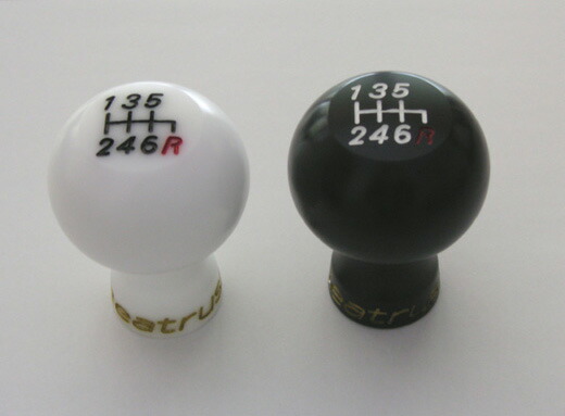LAILE レイル ジュラコン&reg;・シフトノブ Type-GD M12×1.25P ホワイト インプレッサ WRX STi GRB H19.10～H26.8 MT