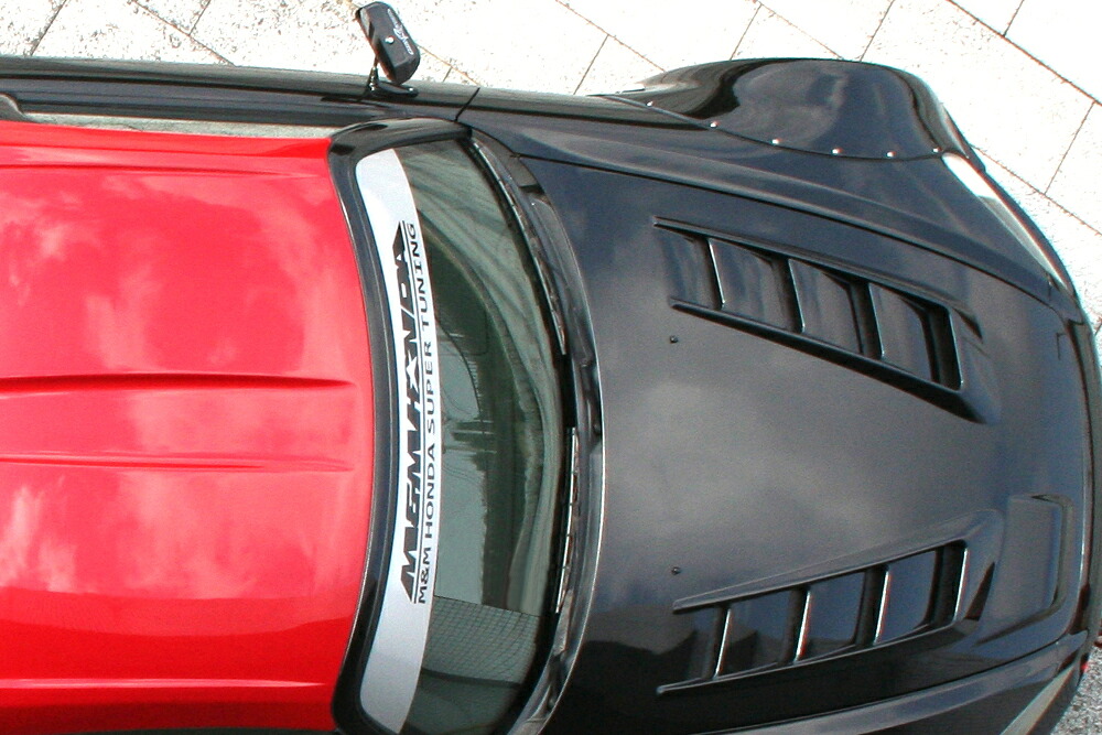 M&M FRPボンネット ダクト付き オールFRP S2000 AP1 AP2 ※北海道・沖縄・離島は送料22000円(税込) ※個人宅配送不可