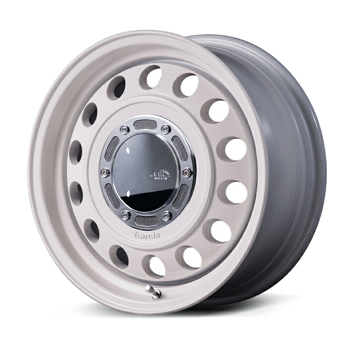 MID WHEELS GARCIA CISCO Type 2 アルミホイール1本 14x4.5J 4H PCD100 +45 (ガルシア シスコ タイプツー Old English White) 4本購入で送料無料｜オートクラフト 15,758円