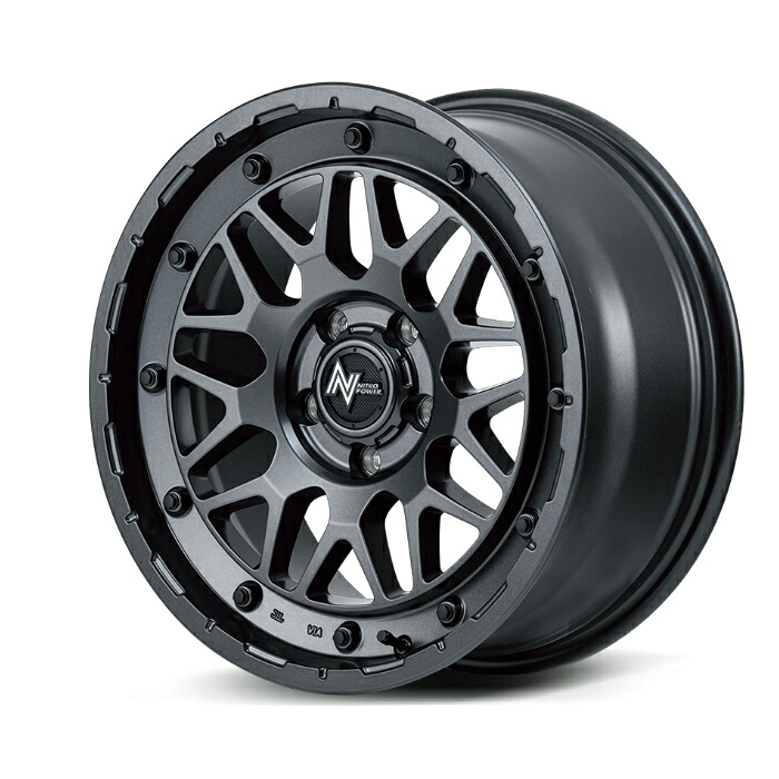 MID NITRO POWER M29 STINGER アルミホイール1本 17x7.0J 5H PCD114.3 +42 (エムニーキュースティンガー バレルブラック) ナイトロパワー 4本購入で送料無料｜オートクラフト