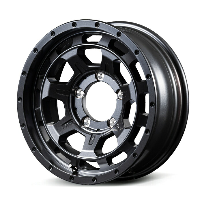 MID NITRO POWER M7 Phalanx アルミホイール1本 16x5.5J 5H PCD139.7 +20 (エムナナ ファランクス Barrel Black) ナイトロパワー 4本購入で送料無料｜オートクラフト