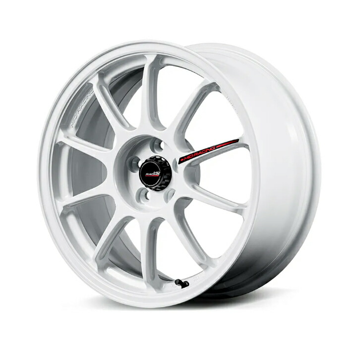 MID RACIG R10 EVO アルミホイール1本 16x7.0J 4H PCD100 +35 (アールテンエボ WHITE) 4本購入で送料無料|オートクラフト