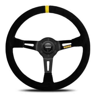 楽天市場】MOMO モモ ステアリング MOD 78 ブラックスエード 350mm