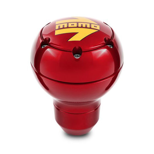 MOMO モモ シフトノブ ROUND METAL レッド