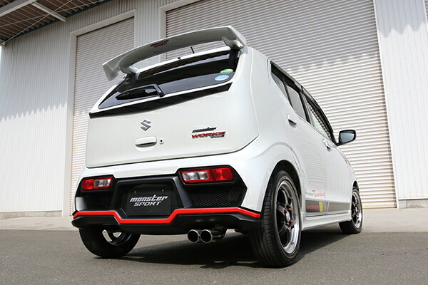Monster Sport モンスタースポーツ エアロダイナミクスバンパー リヤ アルトターボRS HA36S 15.03~18.11(1型) R06Aターボ 5AGS 個人宅配送不可|オートクラフト
