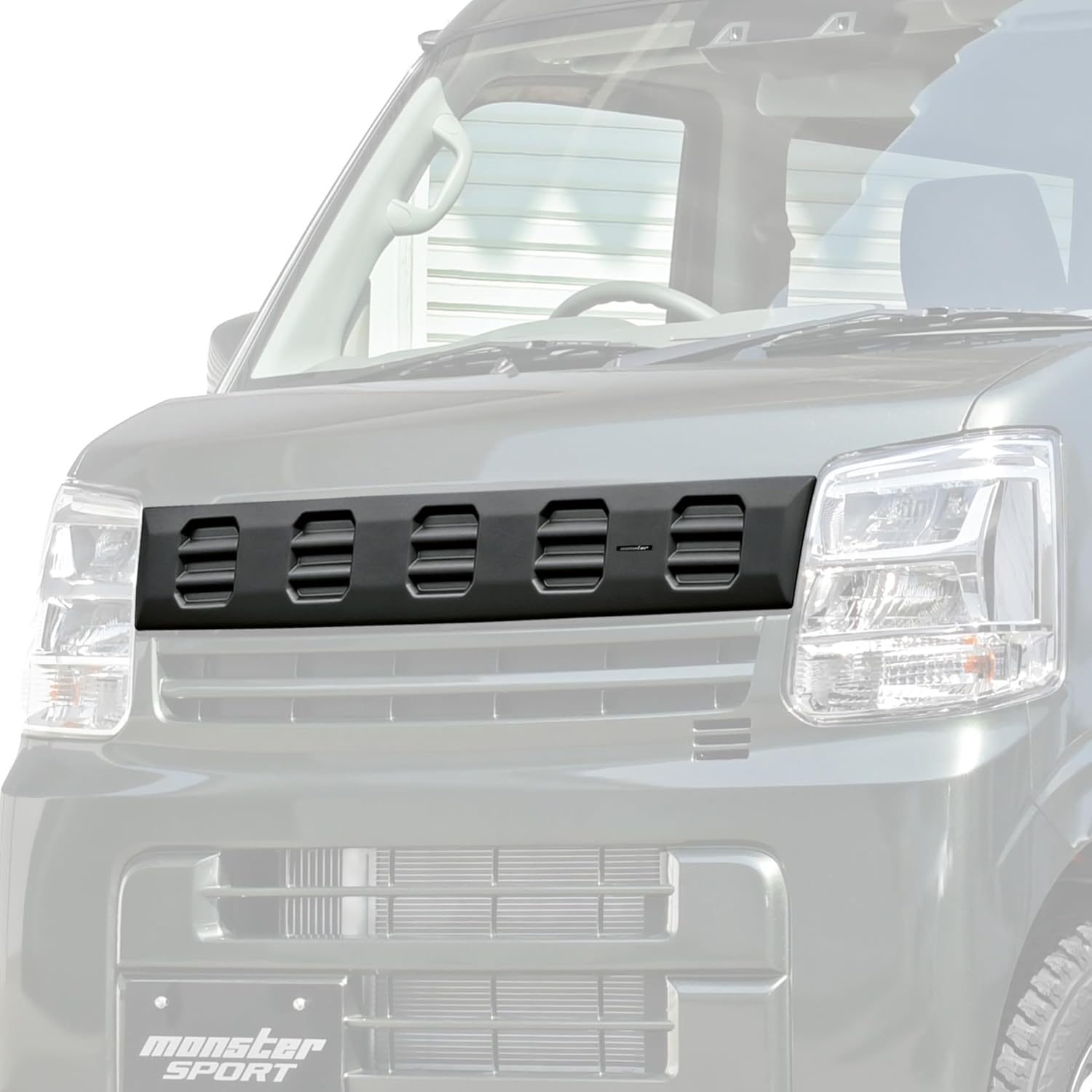 Monster Sport モンスタースポーツ TOUGHグリル マットブラック エブリイバン DA17V 15.02～（1～6型） R06A/R06Aターボ 2WD/4WD 5MT/4AT 26,384円