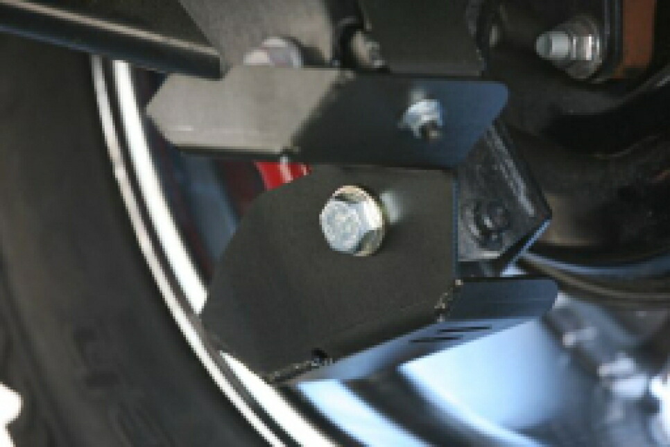 MOTORAGE モトレージ リアショック＆ロアリンクガード（150プラド） TOYOTA ランドクルーザープラド150系