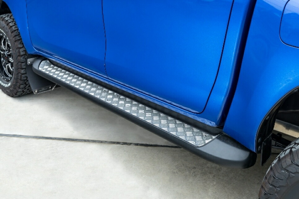 楽天市場】リミテッドチトセ RICK'S サイドステップSET アルミ製縞板