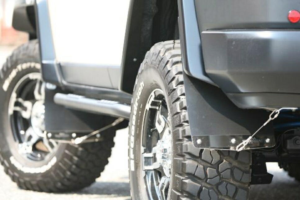 MOTORAGE モトレージ マッドフラップ 赤 TOYOTA FJクルーザー GSJ15W