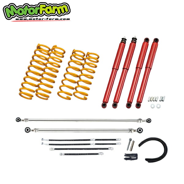 モーターファーム FARM サスペンションセット SSJC74 SET 30mmアップ ジムニーノマド JC74W 北海道・沖縄・離島は要確認｜オートクラフト