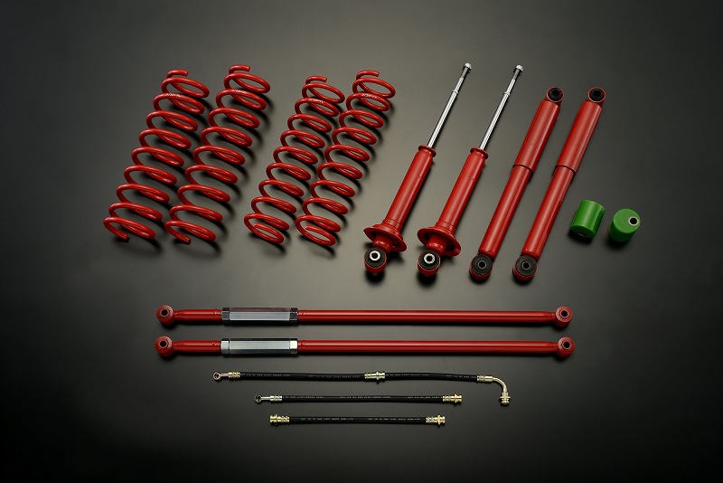 楽天市場】ジムニーja22 4インチ リフトアップサス アームセット