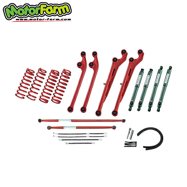 モーターファーム FARM サスペンションセット STPROJC74EX SET 2インチアップ ジムニーノマド JC74W 北海道・沖縄・離島は要確認｜オートクラフト