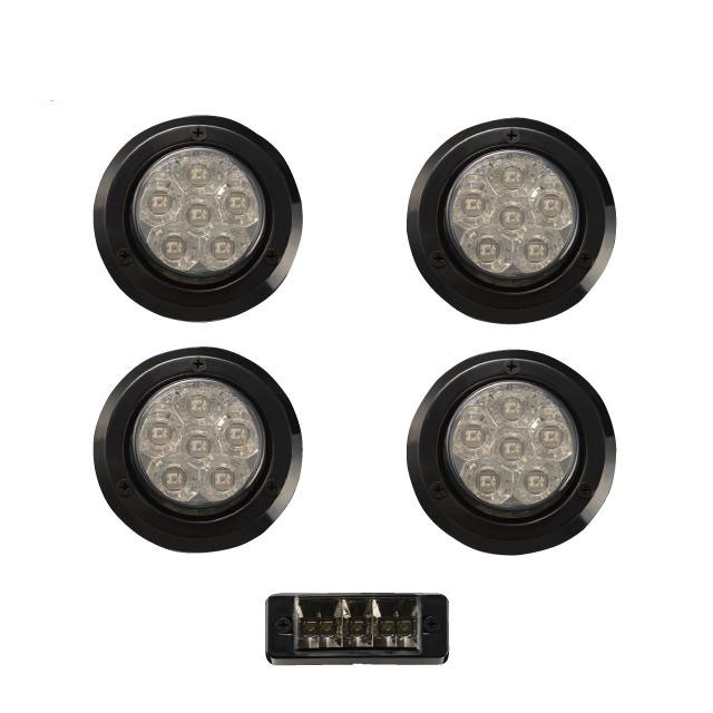 モーターファーム 煌LEDテールランプSET スモーク/ブラックリング(S) ジムニー 汎用 北海道・沖縄・離島は要確認
