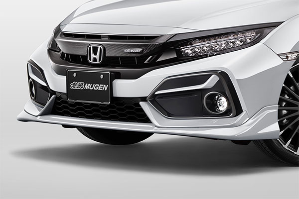 MUGEN 無限 フロントアンダースポイラー 未塗装 シビック FK7 2017/9～2019/12 ※北海道・沖縄・離島は都度確認 ※個人宅＆ホンダディーラー配送不可