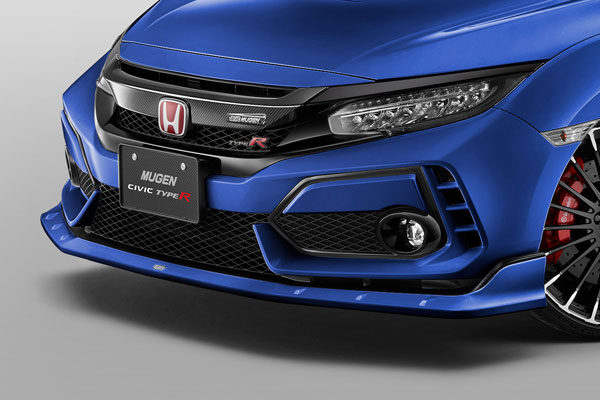 MUGEN 無限 フロントアンダースポイラー ブリリアントスポーティブルー・メタリック シビック FK8 2017/7～2020/10 ※北海道・沖縄・離島は都度確認 ※個人宅＆ホンダディーラー配送不可｜オートクラフト