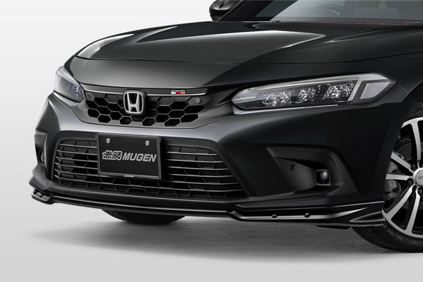 MUGEN 無限 フロントアンダースポイラー クリスタルブラック・パール シビック FL1 FL4 2021/8～2024/9 ※北海道・沖縄・離島は都度確認 ※個人宅＆ホンダディーラー配送不可