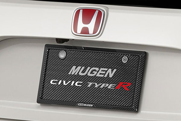 無限 シビック リア Mugen Fk8 10 オートクラフト パーツ 車用品 カーボンナンバープレートガーニッシュ シビック