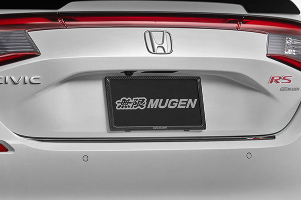 MUGEN 無限 カーボンナンバープレートガーニッシュ リア シビック FL1 FL4 2024/9～