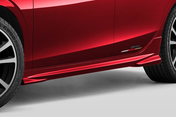 MUGEN 無限 サイドガーニッシュ プレミアムクリスタルレッド・メタリック シビック FL1 FL4 2021/8～2024/9 ※北海道・沖縄・離島は都度確認 ※個人宅＆ホンダディーラー配送不可