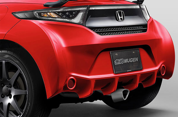 MUGEN 無限 リアエアロバンパー フレームレッド S660 JW5 2020/1～ ※北海道・沖縄・離島は都度確認 ※個人宅＆ホンダディーラー配送不可