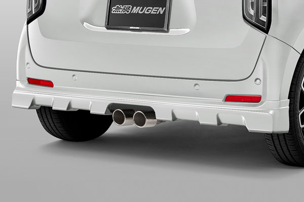 MUGEN 無限 リアアンダースポイラー 未塗装 N-WGNカスタム JH3 JH4 2022/9～ ※北海道・沖縄・離島は都度確認 ※個人宅＆ホンダディーラー配送不可