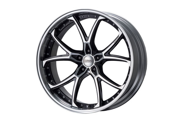 M'z SPEED FORGED DESIGN 333 22×9.0J PCD120 5H +34 ブラック/ポリッシュ 22インチ 鍛造2ピースアルミホイール 1本 ※北海道は送料2000円(税別)、沖縄・離島は要確認 ※個人宅不可
