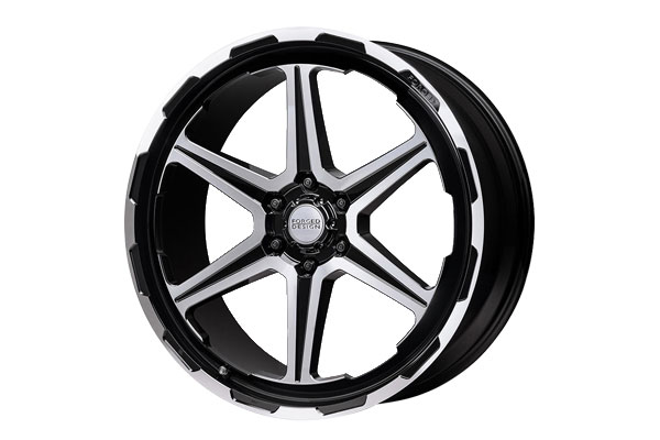 M'z SPEED FORGED DESIGN 999 24×10.0J PCD139.7 6H +55 ブラック/ポリッシュ 24インチ 鍛造1ピースアルミホイール 1本 ※北海道は送料2000円(税別)、沖縄・離島は要確認 ※個人宅不可|オートクラフト
