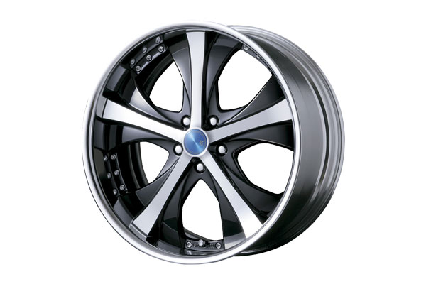 M'z SPEED JJ break through 19×9.0J PCD114.3 5H +48 ブラック/ポリッシュ 19インチ 鋳造2ピースアルミホイール 1本 ローディスク ※北海道は送料2000円(税別)、沖縄・離島は要確認 ※個人宅不可