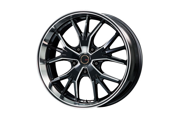 M'z SPEED Julia LAUNCHER MONOBLOCK 22&times;10.0J PCD150 5H +52 マシニング/ブラック 22インチ 鋳造1ピースアルミホイール 1本 ※北海道は送料2000円(税別)、沖縄・離島は要確認 ※個人宅不可｜オートクラフト