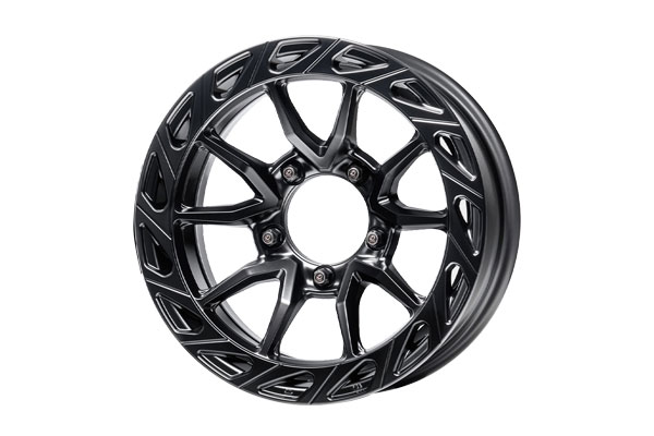 M'z SPEED Julia Gamna 16×6.0J PCD139.7 5H -5 マットブラック 16インチ 鍛造1ピースアルミホイール 1本 ※北海道は送料2000円(税別)、沖縄・離島は要確認 ※個人宅不可