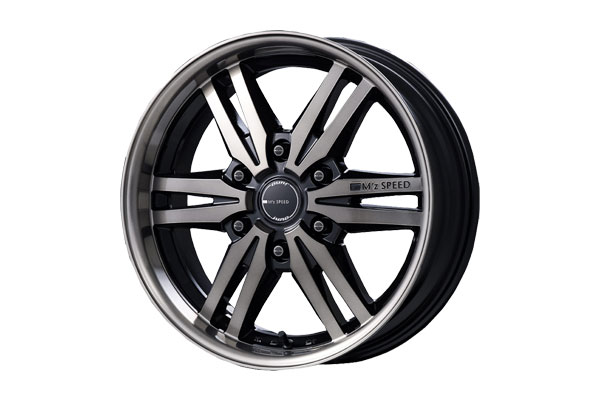 M'z SPEED juno 859 MONOBLOCK 17×6.5J PCD139.7 6H +38 クリアブラック 17インチ 鋳造1ピースアルミホイール 1本 ※北海道は送料2000円(税別)、沖縄・離島は要確認 ※個人宅不可