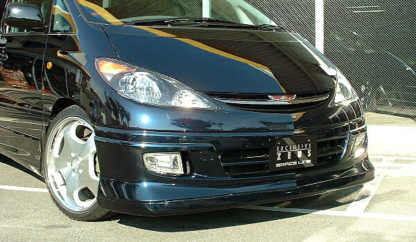M'z SPEED フロントハーフスポイラー 未塗装 FRP エスティマ ACR30W ACR40W MCR30W MCR40W H12.1～H15.4 アエラス グレースライン 3061