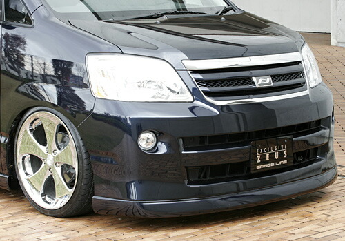 M'z SPEED フロントハーフスポイラー 未塗装 FRP ノア AZR60G AZR65G H16.8～H19.5 G/X/YY MC後 グレースライン 3171