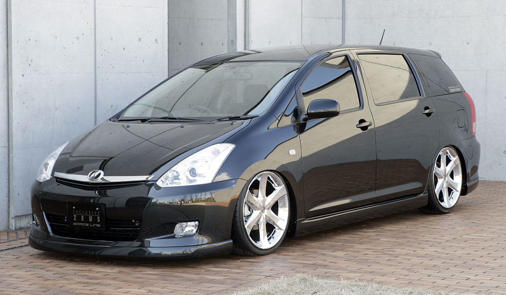 M'z SPEED 3点キット ブラックマイカ (209) FRP ウィッシュ ANE10G ANE11W ZNE10G ZNE14G H17.9～H21.3 MC後 グレースライン 3031