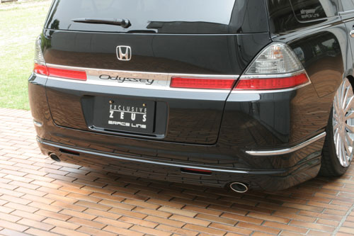 M'z SPEED リアアンダースポイラー 未塗装 FRP オデッセイ RB1 RB2 H18.4～H20.10 MC後 グレースライン 3091