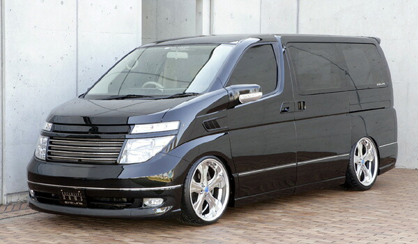 M'z SPEED 3点キット 未塗装 FRP エルグランド E51 NE51 H14.5～H16.7 MC前 エグゼライン 4081