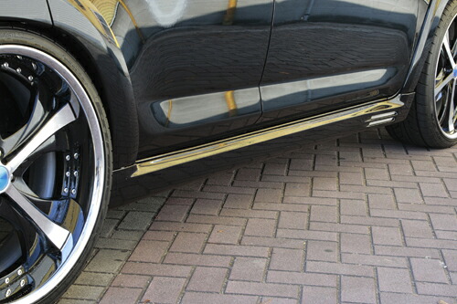 M'z SPEED サイドステップ 未塗装 FRP ヴァンガード GSA33W H19.8～H22.1 350S MC前 ラヴライン 2211｜オートクラフト