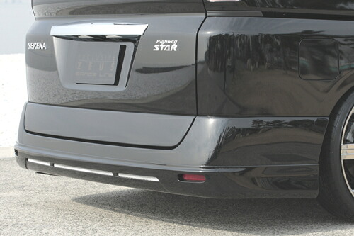 M'z SPEED リアアンダースポイラー 未塗装 FRP セレナ CC25 H19.12～H22.10 ハイウェイスター MC後 グレースライン 3151