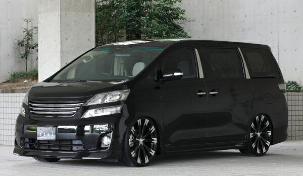 M'z SPEED 3点キット(マフラーレス用) 未塗装 FRP ヴェルファイア ANH20W ANH25W GGH20W GGH25W H20.5～H23.10 MC前 グレースライン 3041
