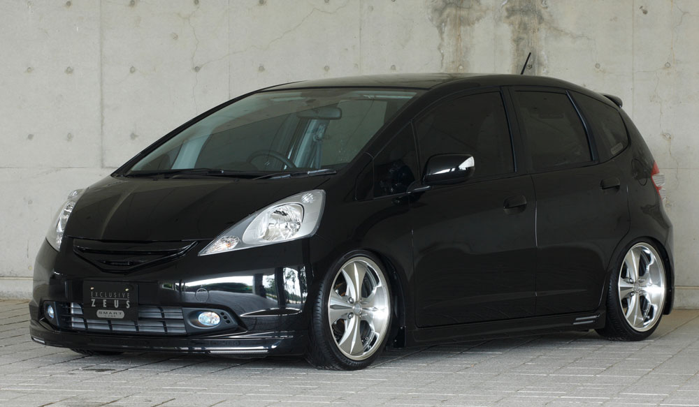 M'z SPEED 3点キット クリスタルブラックパール (NH731P) FRP フィット GE6 GE7 GE8 GE9 H19.10～H22.9 MC前 スマートライン 5371