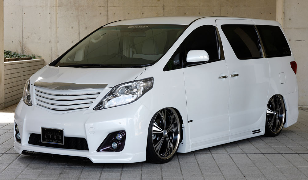 M'z SPEED 3点キット 未塗装 FRP アルファード ANH20W ANH25W GGH20W GGH25W H20.5～H23.10 MC前 エグゼライン 4022｜オートクラフト
