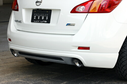 M'z SPEED リアアンダースポイラー スーパーブラック (KH3) FRP ムラーノ PNZ51 TNZ51 TZ51 H20.9~H23.2 ラヴライン 2302|オートクラフト