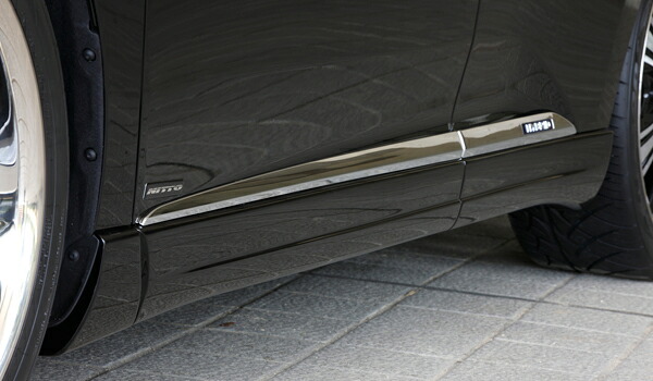 M'z SPEED サイドステップ 未塗装 FRP レクサス RX450h GYL10W GYL15W GYL16W H21.4～H24.3 MC前 ラヴライン 2331