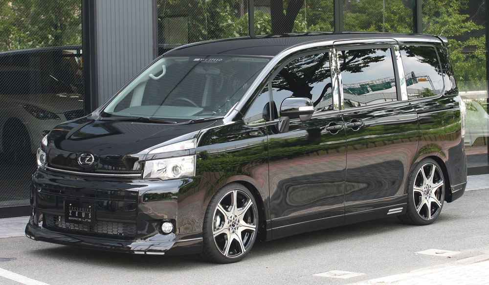 M'z SPEED 3点キット ホワイトパールクリスタルシャイン (070) FRP ヴォクシー ZRR70G ZRR75G H22.4～H25.12 V/X/トランス-X MC後 グレースライン 3052｜オートクラフト