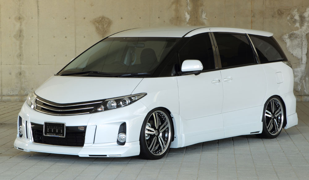 M'z SPEED 4点キット(マフラーレス用) 未塗装 FRP エスティマ ACR50W ACR55W GSR50W GSR55W H24.5~H28.5 アエラス グレースライン 3062