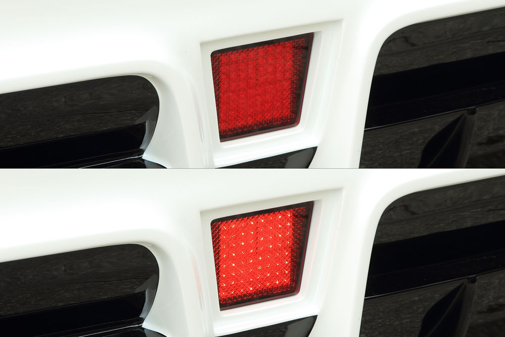 M'z SPEED LEDバックフォグランプキット Bタイプ アルファードハイブリッド ATH20W H23.11～H26.12 MC後 純正リアフォグランプ付車除く エグゼライン 4022
