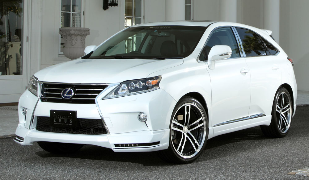 M'z SPEED 4点キット ホワイトパールクリスタルシャイン (077) FRP レクサス RX450h GYL10W GYL15W GYL16W H24.4~H27.9 Fスポーツ/エアロバンパー付車 MC後 ラヴライン 2331|オートクラフト