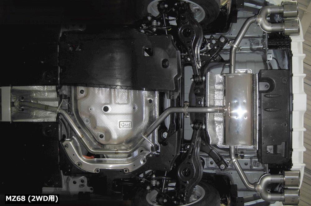 M'z SPEED エキゾーストシステム (MZ68) ステンレス プリウス DAA-ZVW50 DAA-ZVW51 H27.12～H30.11 2ZR-1NM FF MC前 グラマラスライン 1392